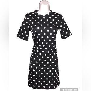 HM Mod style Polka dot dress